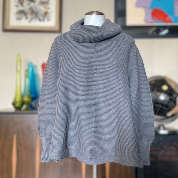 Cyrus oversized ribbed balloon sleeve sweater size 3X - Picture 9 of 9